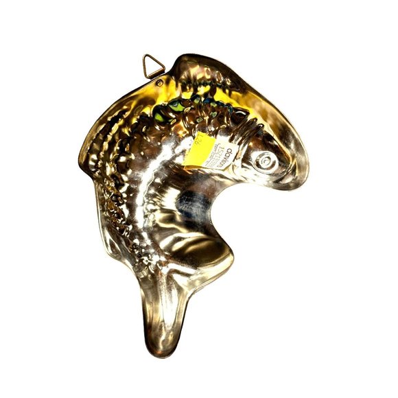 Daewoo Vintage Copper Jumping Fish Jello Mold Wall Decor - Picture 5 of 5